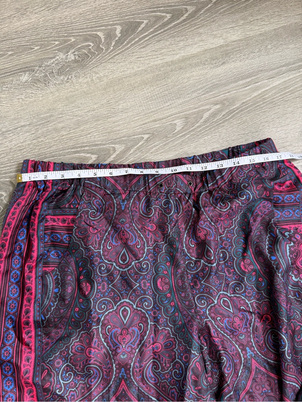 Carlisle Silk Paisley Pants - Picture 6 of 8